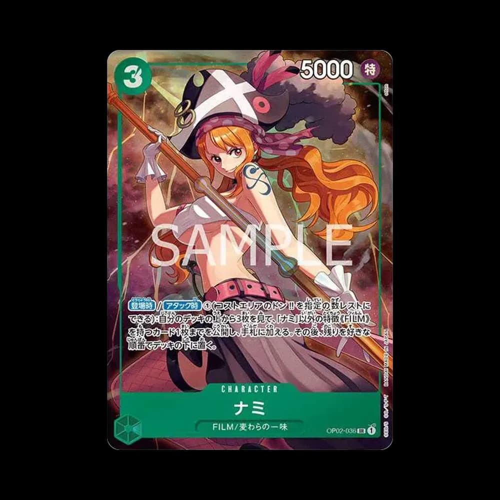 ナミ SR [OP02-036] (プレミアムカードコレクション - ベストセレクションvol.1 -)