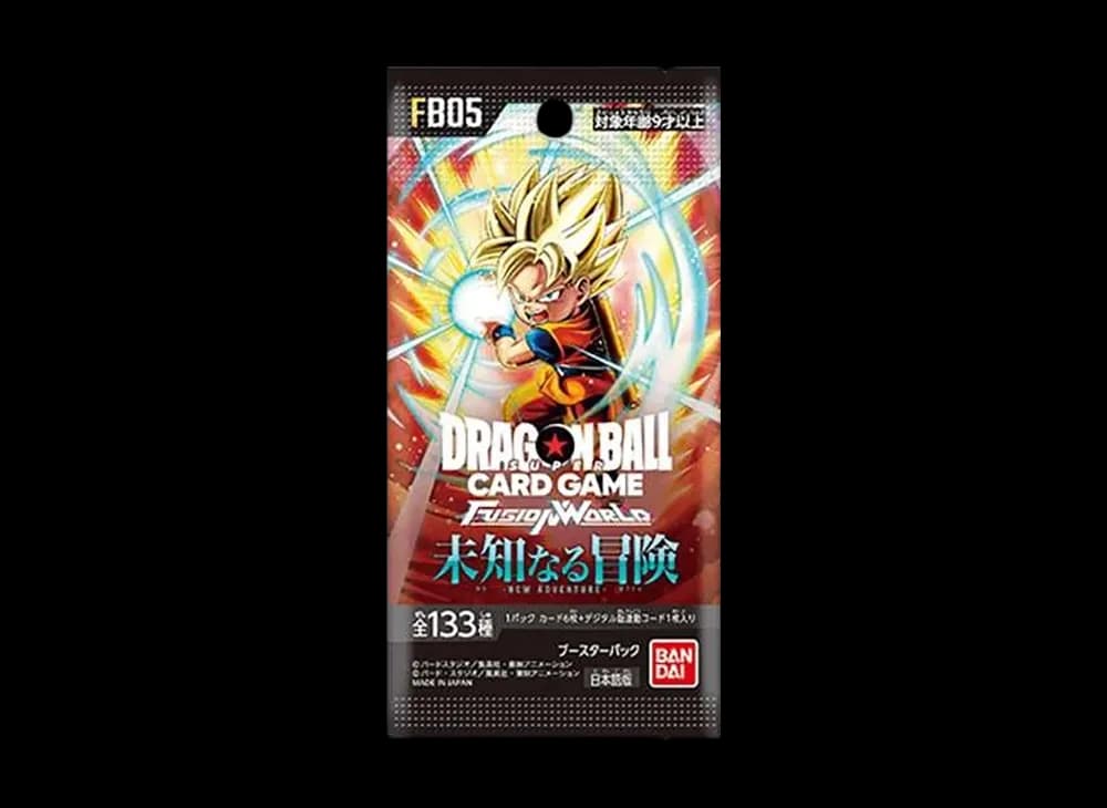 ドラゴンボールスーパーカードゲーム フュージョンワールド「ブースターパック 未知なる冒険」パック