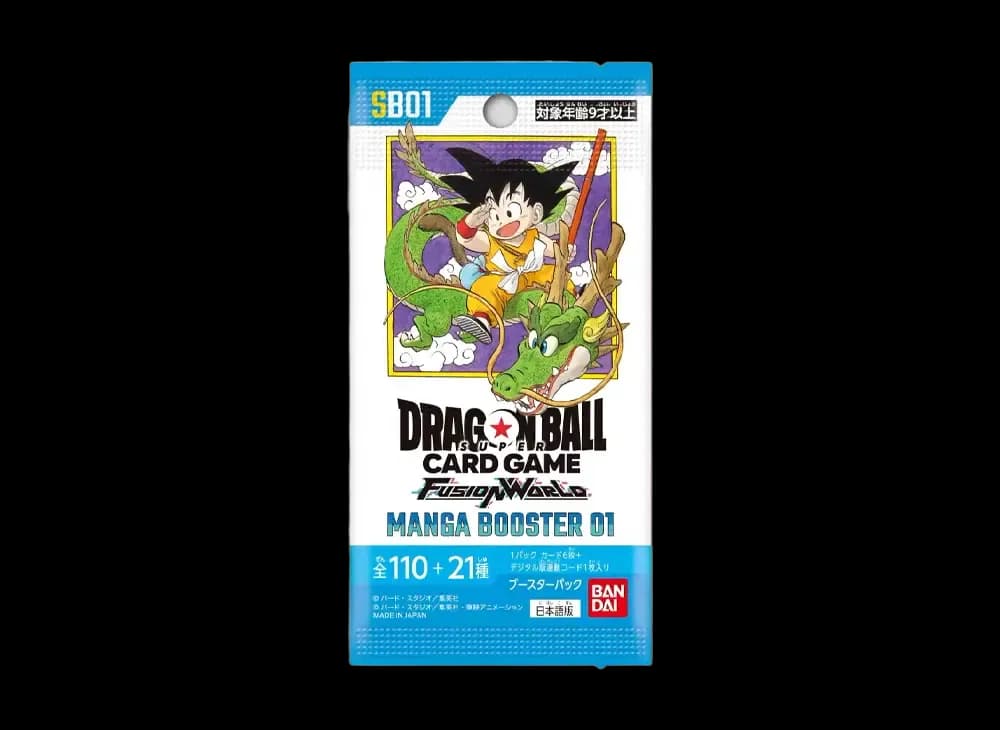 ドラゴンボールスーパーカードゲーム フュージョンワールド「MANGA BOOSTER 01」パック