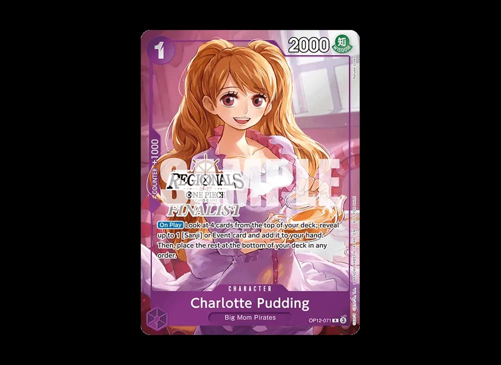 シャーロット・プリン R :ファイナリスト [OP12-071]【英語版】(プロモーションカード「リージョナル ファイナリストカードセット 26-27 Vol.1」)