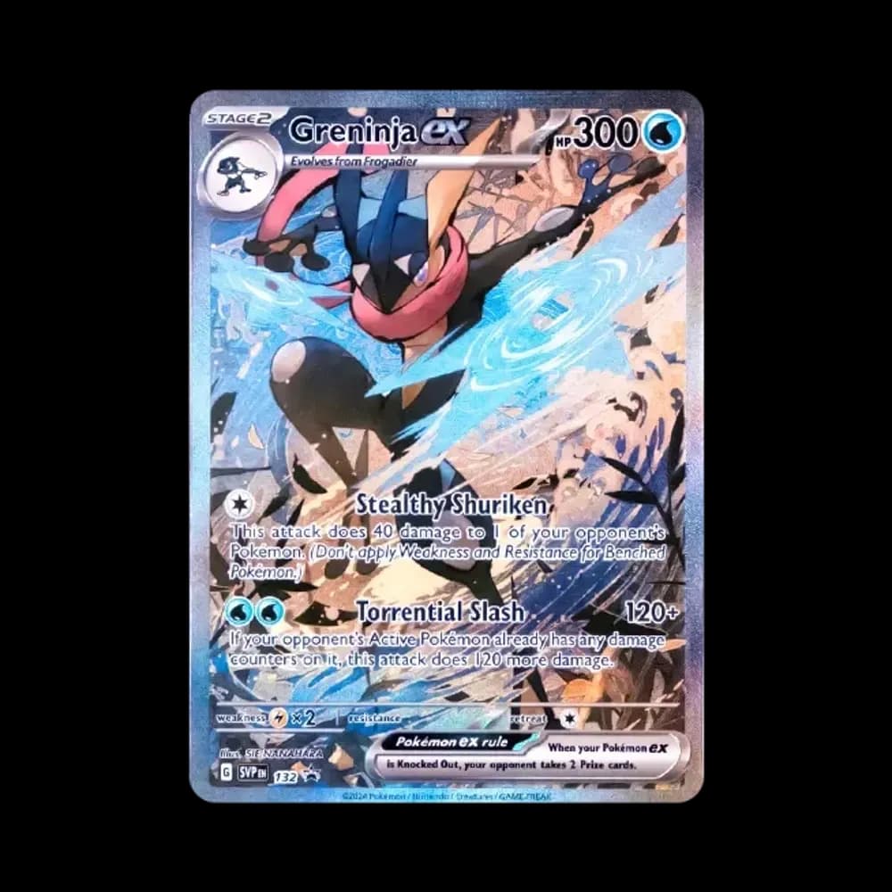 ゲッコウガex P [SVP EN 132]【英語版】(スカーレット&バイオレット「シュラウデッドフェイブル ゲッコウガex スペシャルイラストレーション コレクション」)