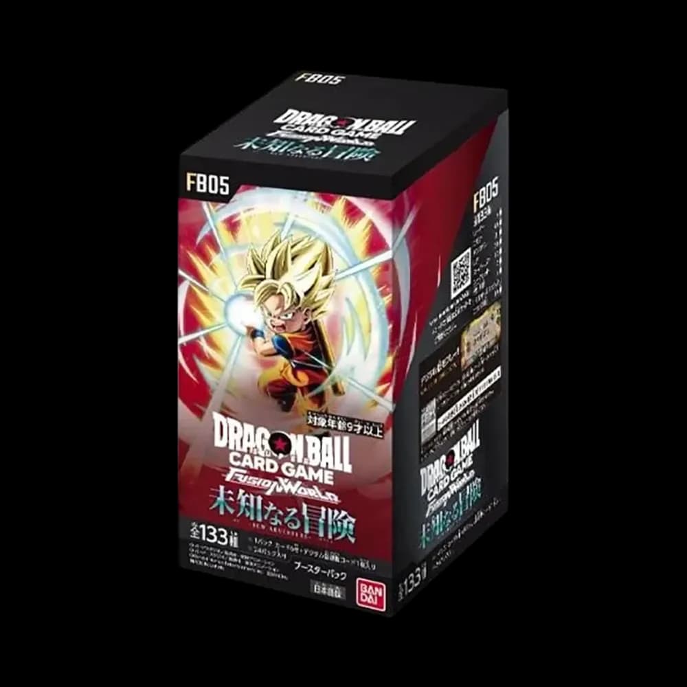 ドラゴンボールスーパーカードゲーム フュージョンワールド「ブースターパック 未知なる冒険」ボックス