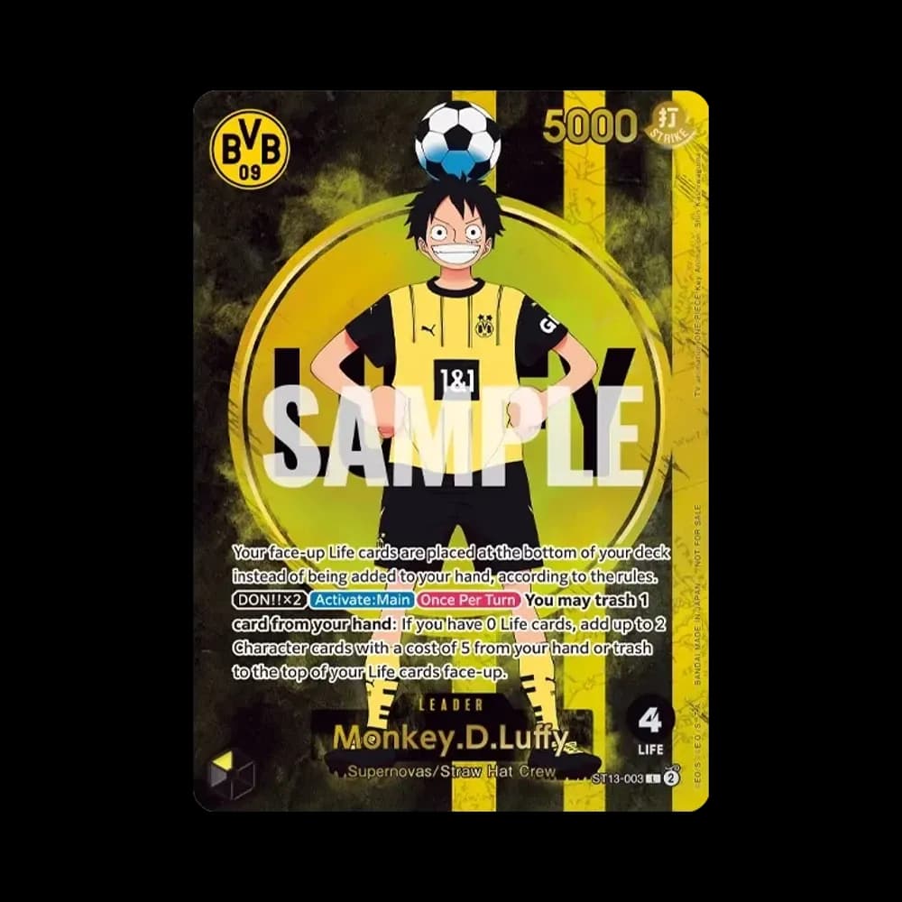 モンキー・D・ルフィ L [ST13-003]【英語版】(プロモーションカード「ボルシアドルトムント × ONE PIECE マッチデー 2025」)