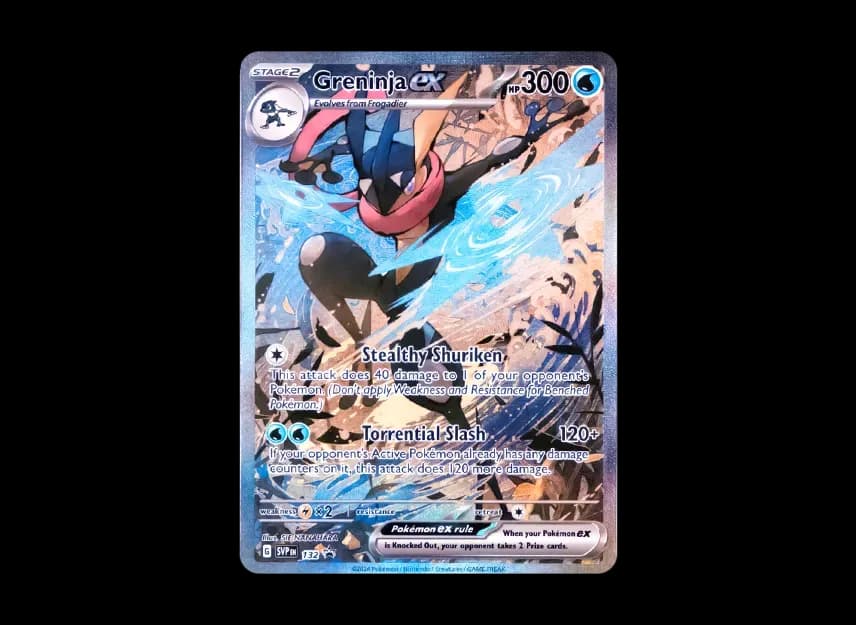 ゲッコウガex P [SVP EN 132]【英語版】(スカーレット&バイオレット「シュラウデッドフェイブル ゲッコウガex スペシャルイラストレーション コレクション」)