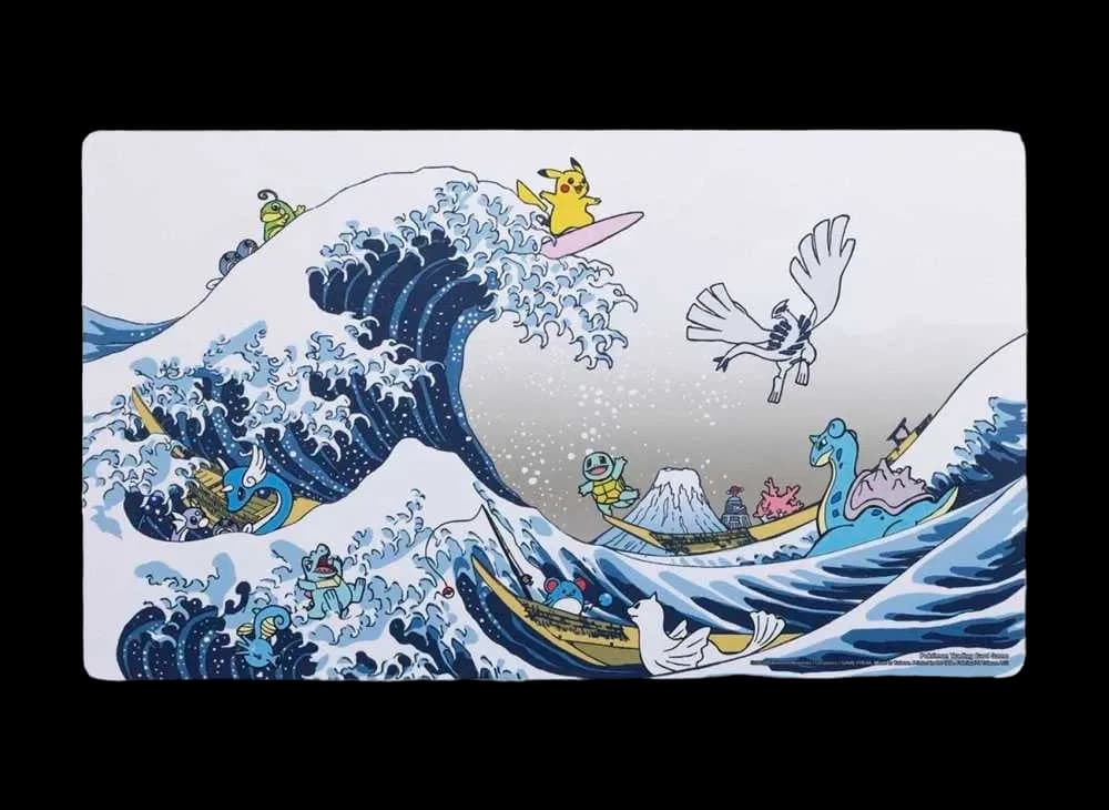 Play mat "Great Wave Pikachu & Friends"(Katsushika Hokusai) WCS2023 Overseas only