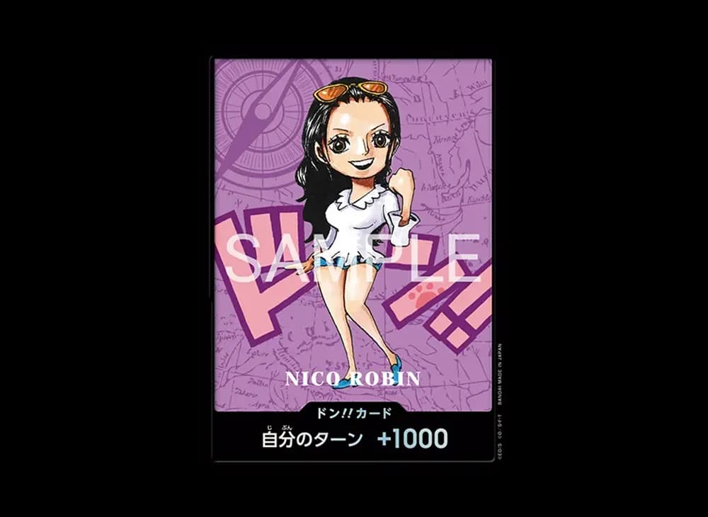 ドン!!カード : ニコ・ロビン (プレミアムカードコレクション「熊本県スペシャル」)