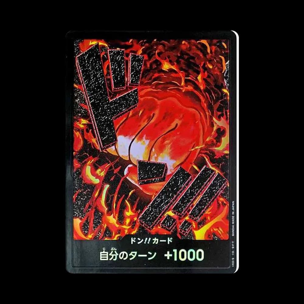 ドン!!カード : サカズキ パラレル (プレミアムブースター「ONE PIECE CARD THE BEST」)