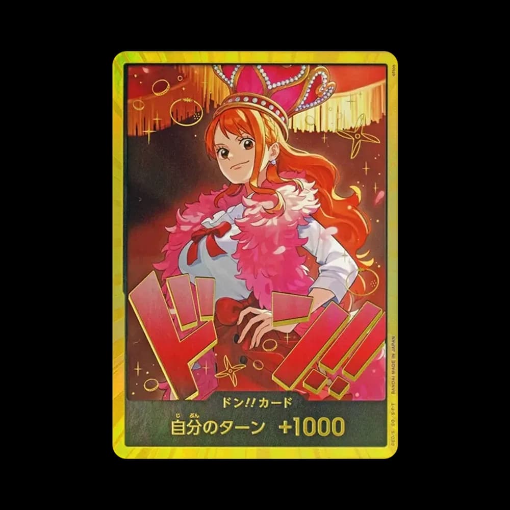 ドン!!カード : ナミ スーパーパラレル (エクストラブースター「ワンピース ヒロインズエディション」)